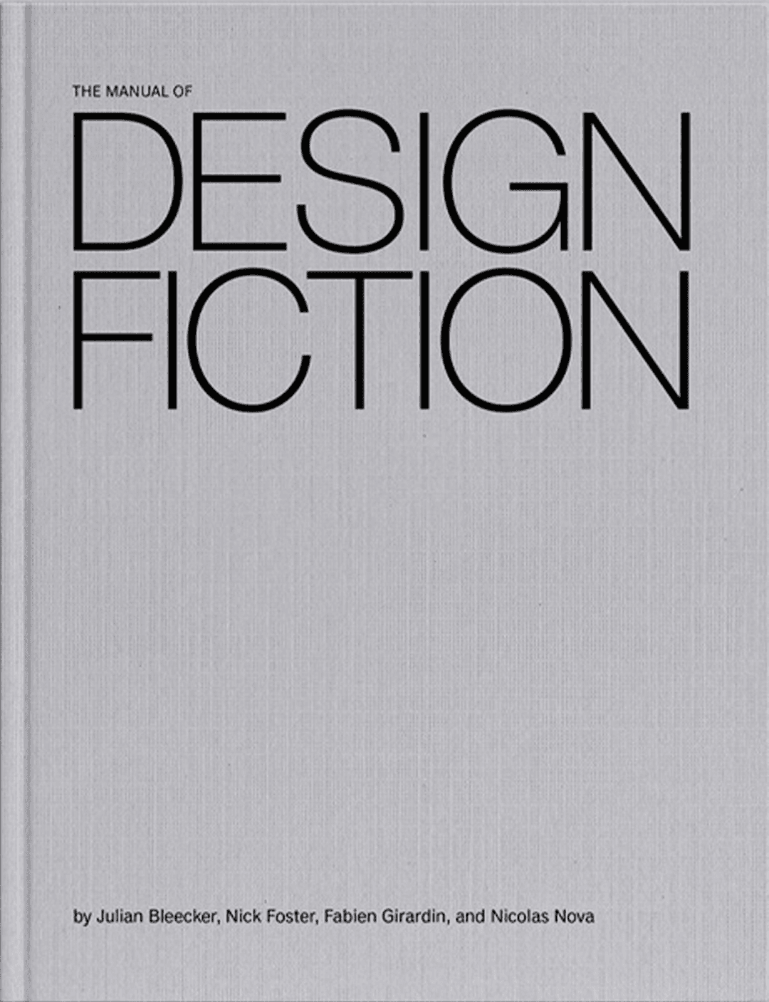 The Manual of Design Fiction